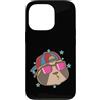sloth two-finger hanging animal lazy rai Custodia per iPhone 13 Pro pigro bradipo con occhiali da sole