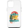 Set per principianti di disc golf con ce Custodia per iPhone 12/12 Pro Disc Golf Discs Basket Motivo vintage retrò Forest Lake