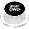 Emotional Support Dad Do Not Pet Gifts Supporto emotivo papà PopSockets PopGrip per MagSafe