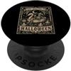 Summer Halloween Skeleton Flamingo Appar Aspettando solo Halloween Skeleton Flamingo Summer PopSockets PopGrip Adesivo