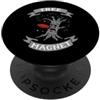 Disc Golf Funny Sports Apparel Disc Golf Tree Magnet Funny Frolf Player Art PopSockets PopGrip Adesivo