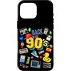 Bahaa's Tee Custodia per iPhone 16 Pro Max Retro Back To 90's, Nostalgia per gli anni Novanta Grafica