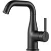 CECIPA Rubinetto Bagno Lavabo con funzione avvio acqua fredda,nero