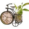 SWHONG Orologio da tavolo da bicicletta alla moda creativo in ferro metallo silenzioso orologio da tavolo soggiorno camera da letto decorazione