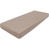 Gilania Lenzuolo con Angoli Singolo 90x200 cm - 100% Percalle di Puro Cotone di Alta Qualità, Angoli Elasticizzati, Altezza 25 cm - Collezione Lecti (Caffè)