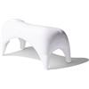 TUSHY Pouf: sgabello da WC accovacciato | La posizione accovacciata aiuta a migliorare la salute dell'intestino, ridurre la tensione e alleviare la stitichezza, altezza 22,9 cm, bianco