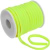 PATIKIL Corda Elastica In Nylon Piatta 21.87 Iarde 5 mm Giallo Fluorescente | Cordone Elastico In Spandex, Per Cucire Abbigliamento, Per Lacci Per Capelli, Per Cordoncino Per DIY Artigianato