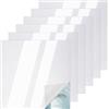 NBEADS 6 pz Specchio Bidirezionale In Vetro, Fogli di Specchio Acrilico Quadrati Da 20x20cm Specchio per Progetti Magici, Decorazione Murale