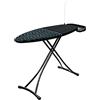 Cecotec Asse da stiro StrongBoard 100 Boracay. Superficie 110 x 33 cm, fodera 100% cotone, alta resistenza al calore, rivestimento ignifugo, fino a 5 kg, altezza 89 cm, design con grande stabilità.