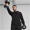 PUMA Felpa con cappuccio in spugna francese TAD ESSENTIALS da uomo, Abbigliamento, Nero, S
