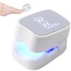 QIAKEFE Dispositivo Trattamento Laser Micosi Unghie, Mycose delle Unghie Laser, Migliorare Unghie Danneggiate 7 Minuti al Giorno, Luce Infrarossa 910nm e Blu 470nm,per Migliorare la Micosi Fungosa