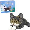 Larcele 1552 Pezzi Set di Costruzioni Micro Mattoncini da Giocattolo per Età superiore ai 12 Anni KLJM-05 (Gatto Cinese Li Hua)
