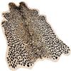 yingda1992 Tappeto leopardato con stampa di animali, in finta pelliccia di vacchetta, tappeto per casa, ufficio, soggiorno, camera da letto, 160 x 200 cm