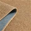 DOUSMHII Tappeto rettangolare in iuta naturale, per casa, ufficio/studio, interno/esterno, cucina, soggiorno, lavanderia (65 x 130 cm)