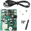 Ticha Kit trasmettitore AM, trasmettitore radio a onde medie regolabile 530-1600 KHZ fai da te per esperimenti scolastici, 20-500 MW, antenna da 2-5 m, ingresso audio da 3,5 mm, materiale PCB