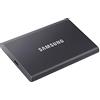 Samsung T7 Portable SSD - 500 GB - USB 3.2 Gen.2 External SSD Titanium Grey (MU-PC500T/WW)