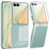 Giyer Custodia trasparente per Samsung Galaxy Z Flip 8, in silicone TPU, sottile, morbida, con pellicola protettiva, assorbimento degli urti e anti-giallo, custodia a libro (Z Flip 8)