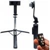 Forever Asta per Selfie Smartphone Nera - Treppiede Smartphone con una Lunghezza di 100cm e Rotazione a 360° - Treppiede per Telefono e Selfie Stick in Uno - Asta Selfie Bluetooth per Android iOS