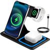 Wowsofty 3 in 1 Caricabatterie a induzione compatibile con iPhone 17/16/15/14/13/12 Pro