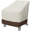 Amazon Basics Copertura protettiva per sedie da giardino Adirondack, 1 unità, Beige + Marrone Chiaro