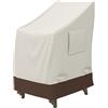 Amazon Basics Copertura protettiva per sedie impilabili da giardino, 1 unità, Beige/Marrone Chiaro