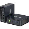 GMKtec M6 Ultra Mini-PC per Giochi con Ryzen 7640HS (Sostituzione per 6600H/6800U), 16 GB DDR5 RAM, 512 GB SSD, Dual NIC LAN 2,5 GbE, 4K Triple Display, WiFi 6, USB4, BT 5.2, DP, HDMI 2.0