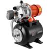 VEVOR Pompa per Pozzi Poco Profondi 1176W Serbatoio a Pressione 19 Litri Sistema Sovralimentazione, Portata max 5000 L/h, Testa in Acciaio Inox 304, con Booster Automatico, Pressostato 1,4-2,8 Bar