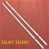 beented 2pcs/set LED backlight strip For TV 32LJ610V 32LJ610V-ZD 32LJ610U LED ARRAY ASSY 32LJ61 EAV63673021