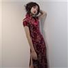 CEARPION Stile cinese Qipao donne Sexy Plus Size Cheongsam abito classico cinese Vintage drago e fenice abiti lunghi 4XL 5XL 6XL