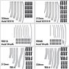 YEAHRUN 10 pezzi in acciaio inox collegamento sterzo collegamento Rod Set per TRX-4 TRX4 TRX-6 assiale SCX10 II 90046 1/10 RC Crawler Car Parts