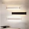 ebuybest Lampada da parete a LED Sconce Light Decor Lampada da parete per soggiorno Camera da letto Lampada da parete per interni per la casa Apparecchio di illuminazione da parete in alluminio spazzolato