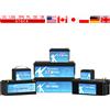 KEPWORTH Nuovo pacco batteria LiFePO4 12V 50 100 120 135 180 200 300 400Ah con carrello da golf BMS al litio aggiornato camper fuoristrada