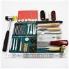 NONE 44 pezzi kit di strumenti artigianali in pelle retrò cuciture smussate per cucire punzonatrice utensile manuale da lavoro
