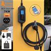 feyree Caricatore EV Feyree Tipo 2 32A 7kW Ricarica Rapida con Controllo Smart APP Wi-Fi, Box di Ricarica Portatile con Supporto per Auto Elettriche