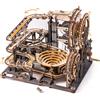 Robotime ROKR Puzzle 3D in Legno 'Città Notturna in Marmo', Gioco di Assemblaggio con Modello di Mulino ad Acqua, Regalo di Compleanno per Adulti