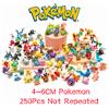 TAKARA TOMY 10-50 Pezzi Personaggi Anime Pokémon Pikachu Cartone Animato 4-6CM Action Figure da Collezione Decorazione Ornamentale Modellino Casuale Bambola Giocattolo Carino Regalo