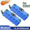 Turpow Batteria agli ioni di litio da 5000mAh per iRobot Roomba Serie 500 600 700 800 510 530 550 560 580 620 630 650 760 14.4V per aspirapolvere