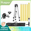 Huepar Asta telescopica per treppiede Laser Huepar da 12 piedi/3.7m con supporto Laser da 1/4 pollici per 20 pollici per asta rotante inclusa e adattatore da 5/8 "-11