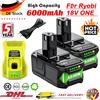 powtree Batteria 6Ah per RYOBI P108 18V Plus, Batteria agli Ioni di Litio 18 Volt per Utensili Elettrici P104 P107 RB18L50 RB18L20 P108