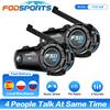 Fodsports 2 pz Fodsports FX8 AIR casco moto interfono Bluetooth casco auricolare 4 rider BT Interphone, Radio FM, condividi musica