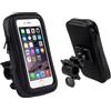 TOKOHANSUN Borsa universale impermeabile Porta telefono per bicicletta Portabiciclette Supporto per manubrio per moto Clip per telefono cellulare mobile antiscivolo per bici