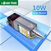 LASER TREE Modulo laser 10W Potenza ottica Testa laser a fuoco fisso con assistenza aerea per incisore laser CNC Taglio legno Strumenti fai da te
