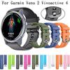 NONE Cinturino in silicone per Garmin Venu 2 Vivoactive 4 cinturino sportivo cinturino 22mm cinturino di ricambio Smartwatch correa