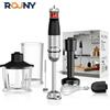 rouny Frullatore a Immersione Multifunzione 6-in-1, 1500W MAX, Frullatore Elettrico Portatile con Lame in Acciaio Inox, per Casa e Cucina