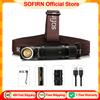 Sofirn SP40A TIR Ottica Lampada frontale a LED ricaricabile TN-3535 1200lm 18650 Faro 18350 Torcia ad angolo con coda magnetica