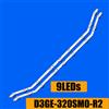 NONE 2 pezzi striscia LED 9 led per TV da 32 '' D3GE-320SM0-R2 D3GE-320SM0-R1 2013SVS32 DF320AGH-R3 UN32H4353 UA32EH4005 LM41-00001R