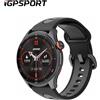 iGPSPORT LW10 Schermo AMOLED da 1,43 pollici Monitoraggio della frequenza cardiaca Chiamata Bluetooth GPS Sport Fitness Ossigeno nel sangue per la corsa in bicicletta