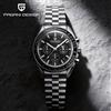 PAGANI DESIGN 2026 Nuovo Orologio da Uomo di Lusso, Orologio al Quarzo con Data Automatica, Cronografo, Vetro Zaffiro AR