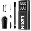 Lexin Pompa d'aria intelligente Lexin P4 4000mAh per motocicli Gonfiatore per pneumatici Barca da bicicletta con gonfiaggio a pressione digitale e preimpostato a LED