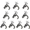 GVT 10 pz/lotto Heavy Duty Premium Pro Truss Morsetto Luci Della Fase Morsetto Misura 40-60mm di Tubi Per La Testa Mobile Apparecchi di illuminazione Della Fase